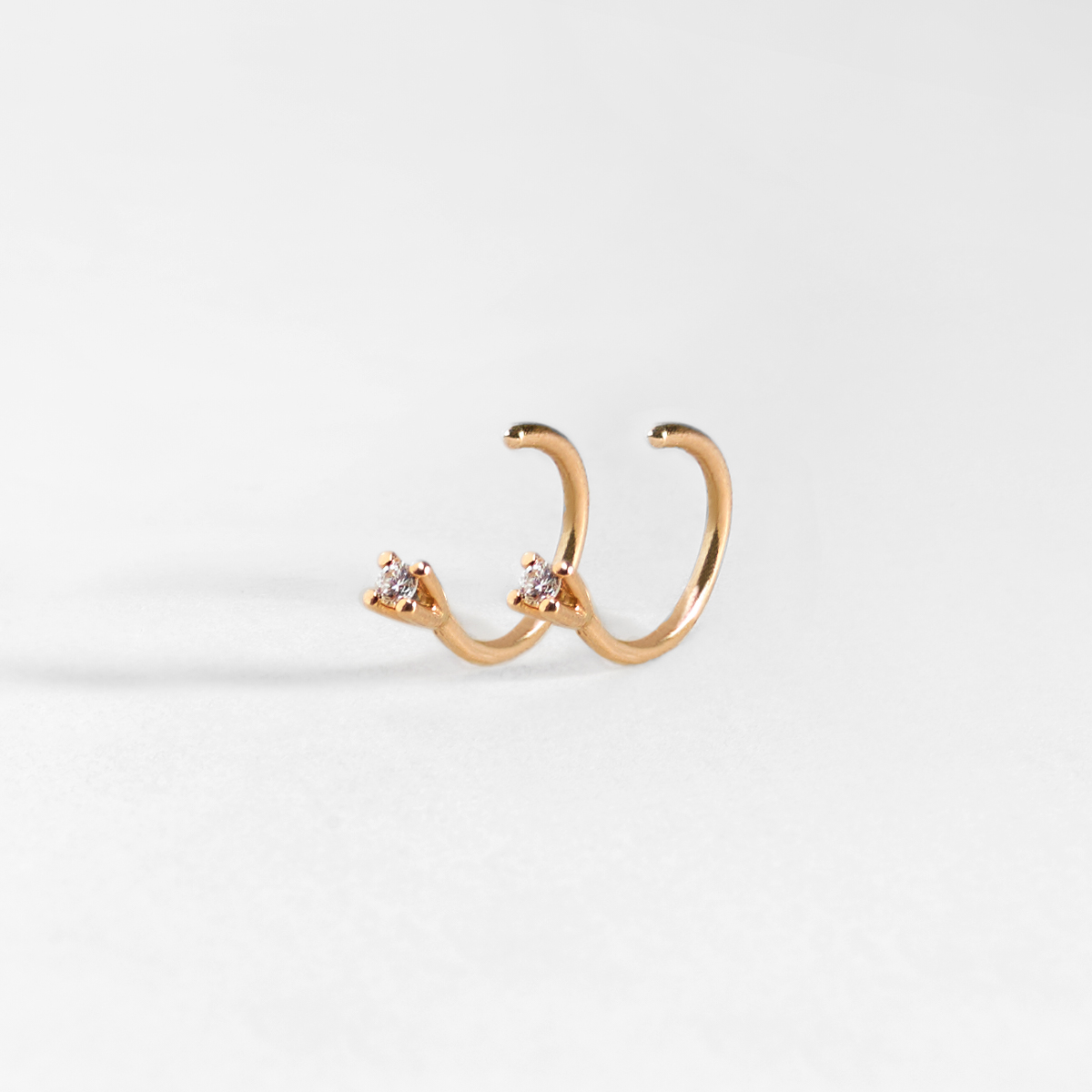 Nil Diamond Huggie Earrings Cla Nil Diamond Huggie Earrings