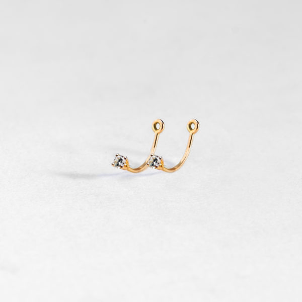 Nil Diamond Stud Earrings - Cla